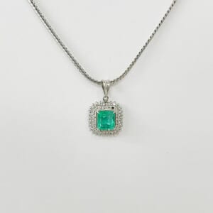 エメラルドネックレス 1.32ct