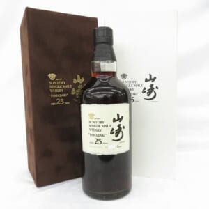 山崎 25年 2004ボトルイン シングルモルト ベロアケース
