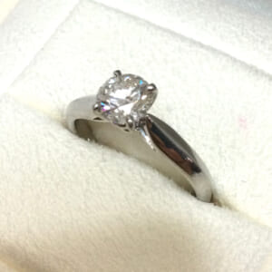 ミキモト ダイヤモンドリング 0.54ct PT950を含む総重量3.4g 6号