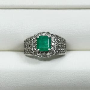 エメラルドリング 1.08ct
