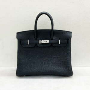 エルメス バーキン 25 トゴ 黒 シルバー金具
