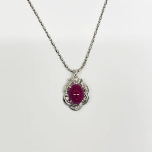 ルビーネックレス 4.66ct