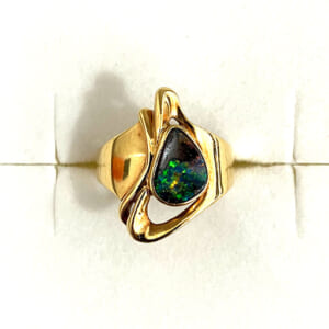 ボルダーオパールリング 0.680ct