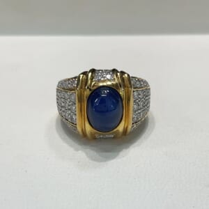 サファイアリング 8.94ct 10号