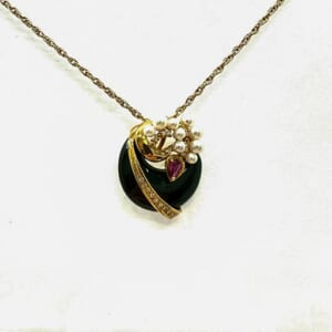 ルビーネックレス 0.45ct