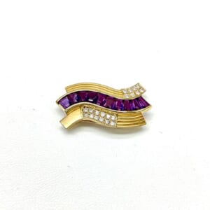 アメシスト帯留 3.47ct