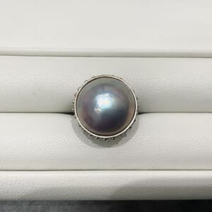 真珠リング 15.5mm