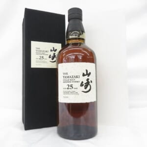 山崎 25年 シングルモルト 新型 ホログラムシール有 外箱/内箱付