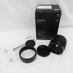Panasonic カメラレンズ 交換レンズ/広角単焦点レンズ LUMIX G H-X012 LEICA DG SUMMILUX 12mm/1.4 ASPH 中古品