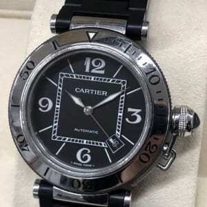 カルティエ パシャ シータイマー W31077U2