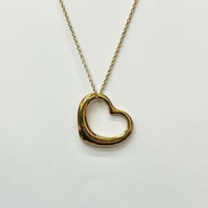 ティファニー オープンハートネックレス
