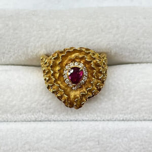 ルビーリング 0.38ct