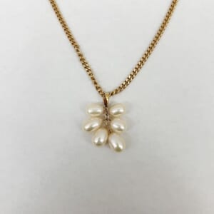 真珠ネックレス K18を含む総重量18.5g