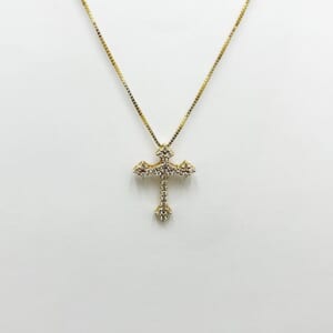 ダイヤモンドネックレス K18を含む総重量5.2g