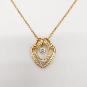 ダイヤモンドネックレス 0.379ct