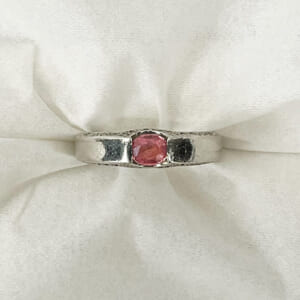 パパラチアサファイアリング 0.515ct