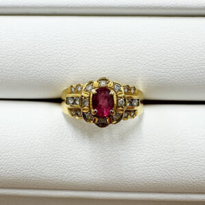 ルビーリング 0.49ct