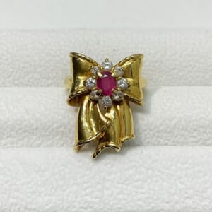 ルビーリング 0.4ct 15号