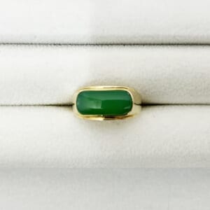 ヒスイリング K18を含む総重量5.2g