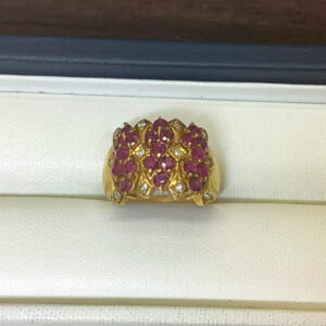 ルビーリング 0.12ct