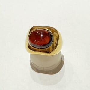 ガーネットリング K18を含む総重量12g