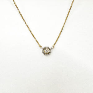 ダイヤモンドネックレス 0.13ct
