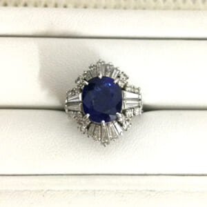 サファイアリング 4.25ct