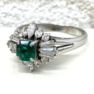 エメラルドリング 0.52ct