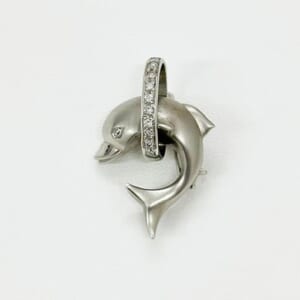 ダイヤモンドブローチ 0.14ct
