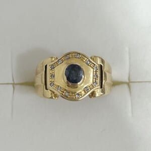 サファイアリング 0.64ct