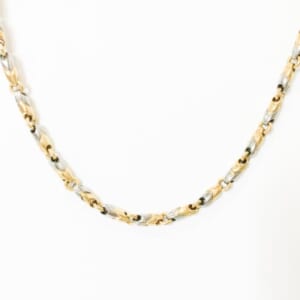 ブルガリ パッソドッピオコンビネックレス SS×YG 24.2g