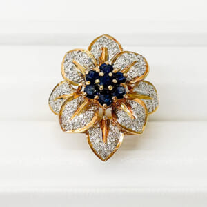 サファイアリング 1.09ct