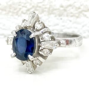 サファイアリング 1.24ct