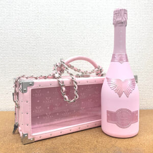 エンジェル ドゥミセック ロゼ ピンク レザータイプ