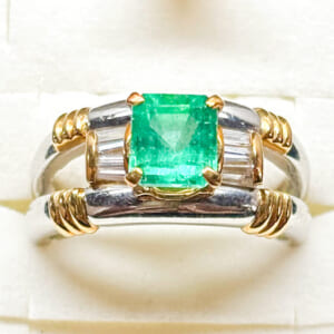 エメラルドリング 1.35ct