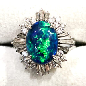 ブラックオパールリング 3.06ct