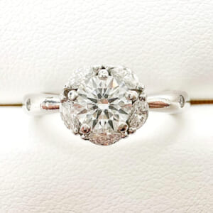 タサキ ダイヤモンドリング PT900を含む総重量5.7g 10号