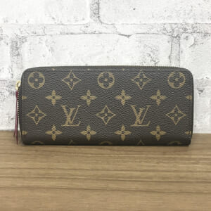 ルイヴィトン モノグラム ポルトフォイユクレマンス フューシャ M60742