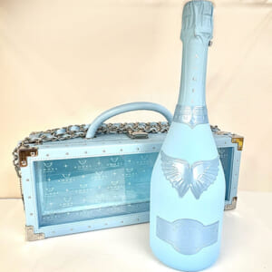 エンジェル ドゥミセック ブルー レザータイプ