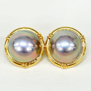 真珠イヤリング 16mm