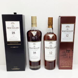 ザ・マッカラン 18年 シェリーオーク 箱あり など2点