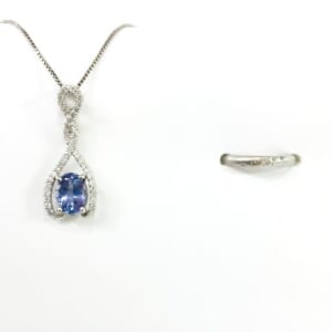 タンザナイトネックレス 1.14ctなど2点