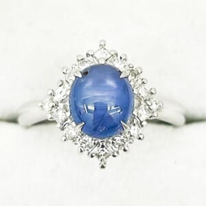 スターサファイアリング 2.190ct