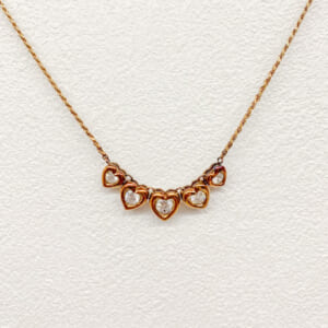 ダイヤモンドネックレス K18を含む総重量8.6g