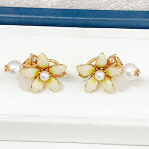 ミキモト 真珠イヤリング K18を含む総重量10.6g