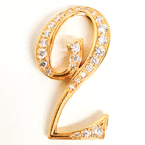 ダイヤモンドペンダントトップ 0.36ct No.2モチーフ