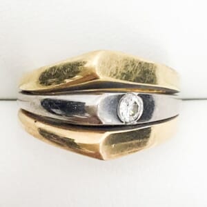 ダイヤモンドリング K18を含む総重量11.2g