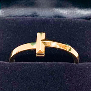 ティファニー ティファニーT Tワンナローリング