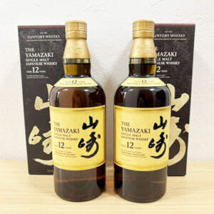 山崎 12年 シングルモルト など2点