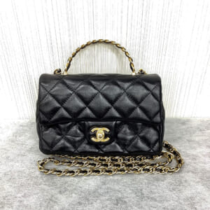 シャネル トップハンドル チェーンショルダーバッグ AS4212